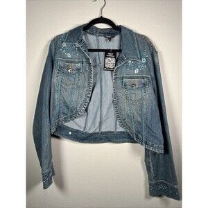 Denim Jacket with Sequins #16